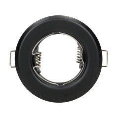 SUTRI RC dekorativ ram för spotbelysning, MR16/GU10 max 7W, rund, fast, svart | HandlaSmidigt.se