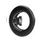 SUTRI RC dekorativ ram för spotbelysning, MR16/GU10 max 7W, rund, fast, svart