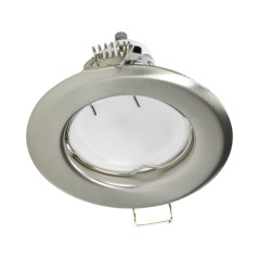 SUTRI RC dekorativ ram för punktbelysning, MR16/GU10 max 7W, rund, fast, satin. | HandlaSmidigt.se