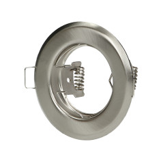 SUTRI RC dekorativ ram för punktbelysning, MR16/GU10 max 7W, rund, fast, satin. | HandlaSmidigt.se
