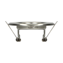 SUTRI RC dekorativ ram för punktbelysning, MR16/GU10 max 7W, rund, fast, satin. | HandlaSmidigt.se