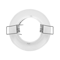 SUTRI RC dekorativ ram för punktbelysning, MR16/GU10 max 7W, rund, fast, vit | HandlaSmidigt.se