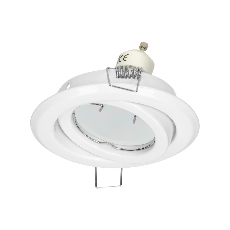 SUTRI RM dekorativ ram för spotlights, MR16/GU10 max 7W, rund, justerbar, vit