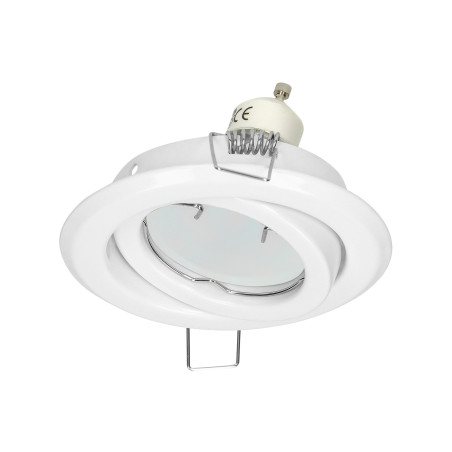 SUTRI RM dekorativ ram för spotlights, MR16/GU10 max 7W, rund, justerbar, vit | HandlaSmidigt.se