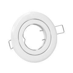 SUTRI RM dekorativ ram för spotlights, MR16/GU10 max 7W, rund, justerbar, vit | HandlaSmidigt.se