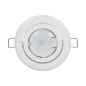 SUTRI RM dekorativ ram för spotlights, MR16/GU10 max 7W, rund, justerbar, vit