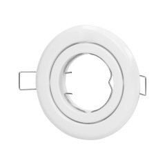 SUTRI RM dekorativ ram för spotlights, MR16/GU10 max 7W, rund, justerbar, vit | HandlaSmidigt.se
