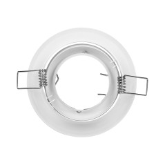 SUTRI RM dekorativ ram för spotlights, MR16/GU10 max 7W, rund, justerbar, vit | HandlaSmidigt.se