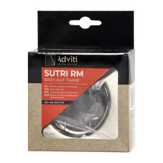 SUTRI SC dekorativ ram för punktbelysning, MR16/GU10 max 7W, kvadratisk, fast, satin. | HandlaSmidigt.se