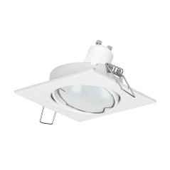 SUTRI SM dekorativ ram för spotlights, MR16/GU10 max 7W, kvadratisk, justerbar, vit