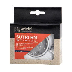 SUTRI SM dekorativ ram för spotlights, MR16/GU10 max 7W, kvadratisk, justerbar, vit | HandlaSmidigt.se