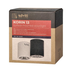 KORIN 13, infälld armatur, 60W, E27, stål, vit | HandlaSmidigt.se