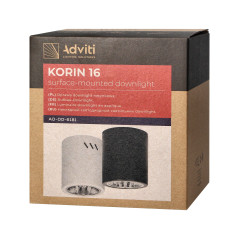 KORIN 16, infällt downlight-armatur, 60W, E27, stål, vit | HandlaSmidigt.se