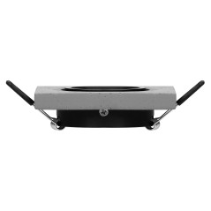 HALISI SM dekorativ ram för spotlights, kvadratisk, rörlig, svart, MR16/GU10 max 50W | HandlaSmidigt.se