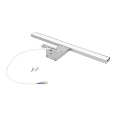 NORTES LED 5W, lampa ovanför spegeln, 320lm, 4000K, längd 30 cm, aluminium, silver | HandlaSmidigt.se