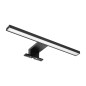 NORTES LED 5W, lampa ovanför spegeln, 320lm, 4000K, längd 30 cm, aluminium, svart