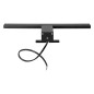 NORTES LED 5W, lampa ovanför spegeln, 320lm, 4000K, längd 30 cm, aluminium, svart