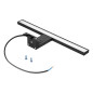 NORTES LED 5W, lampa ovanför spegeln, 320lm, 4000K, längd 30 cm, aluminium, svart