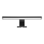 NORTES LED 5W, lampa ovanför spegeln, 320lm, 4000K, längd 30 cm, plast, svart