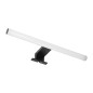 SPEGEL LED 6W, lampa ovanför spegeln, 540lm, 4000K, längd 40 cm, plast+akryl, svart