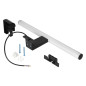 SPEGEL LED 6W, lampa ovanför spegeln, 540lm, 4000K, längd 40 cm, plast+akryl, svart