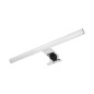 SPEGEL LED 9W, lampa ovanför spegeln, 810lm, 4000K, längd 60 cm, plast+akryl, silver