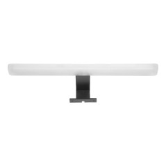 Spegel LED 6W, lampa över spegeln, 510lm, 4000K, längd 40 cm, aluminium+akryl, svart | HandlaSmidigt.se