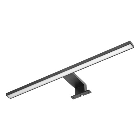 NORTES LED 12W, lampa över spegeln, 900lm, 4000K, längd 50 cm, aluminium, svart | HandlaSmidigt.se