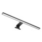 NORTES LED 12W, lampa över spegeln, 900lm, 4000K, längd 50 cm, aluminium, svart