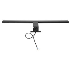 NORTES LED 12W, lampa över spegeln, 900lm, 4000K, längd 50 cm, aluminium, svart | HandlaSmidigt.se