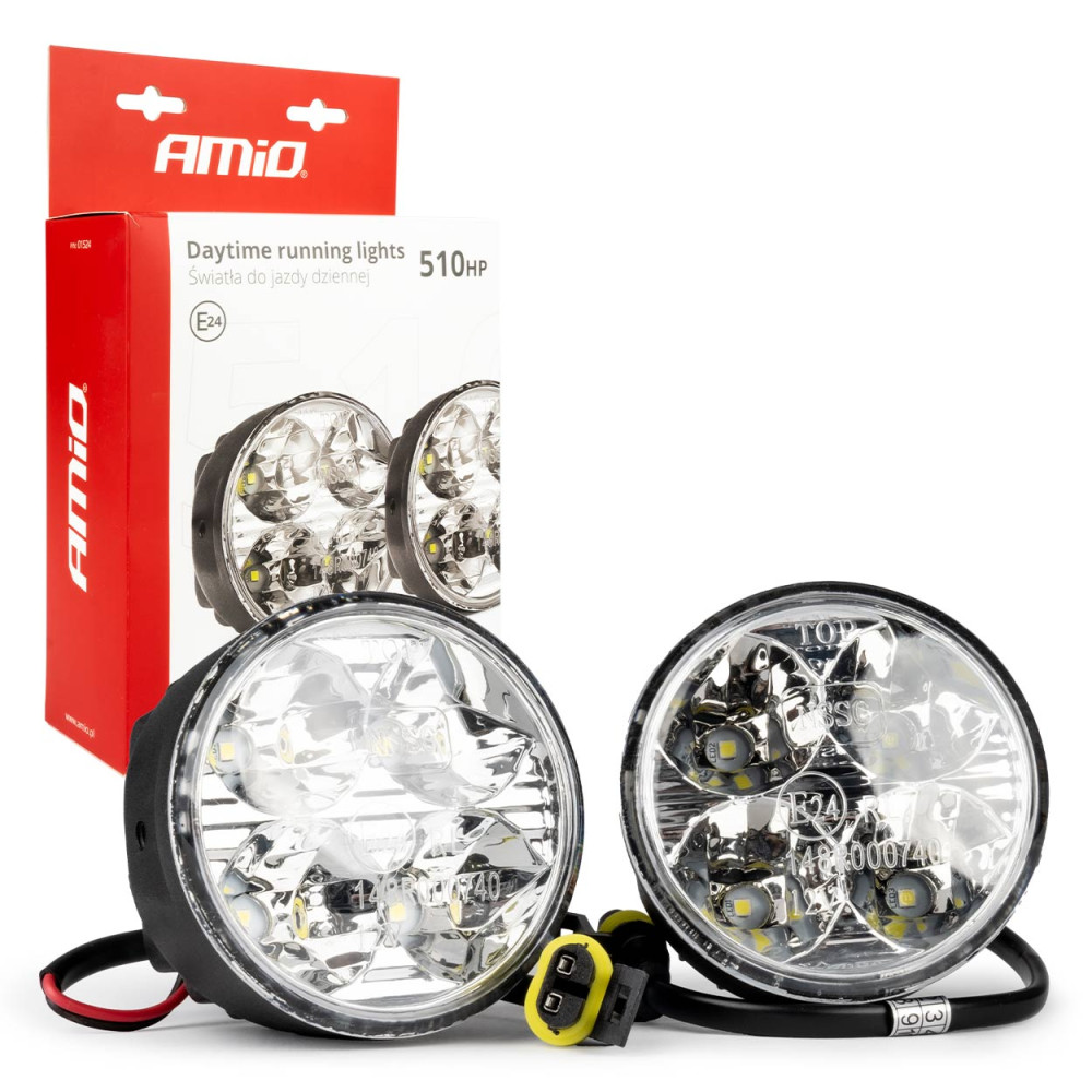 Dagsljusstrålkastare DRL 510hp amio-01524