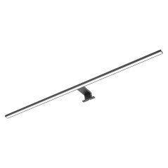 NORTES LED 18W, lampa över spegeln, 1600lm, 4000K, längd 100 cm, aluminium, svart