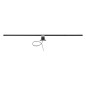 NORTES LED 18W, lampa över spegeln, 1600lm, 4000K, längd 100 cm, aluminium, svart