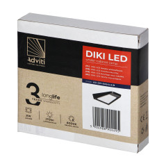 DIKI LED-underställslampa, 2W, 170lm, 4000K, svart | HandlaSmidigt.se