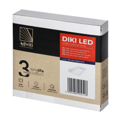 DIKI LED-underskåpslampa, 2W, 170lm, 4000K, vit | HandlaSmidigt.se