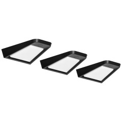 DIKI set med 3 LED-underställslampor, 3x2W, 4000K, med beröringsfri strömbrytare, svart | HandlaSmidigt.se