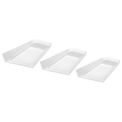 DIKI set med 3 LED-underställslampor, 3x2W, 4000K, med beröringsfri strömbrytare, vit | HandlaSmidigt.se