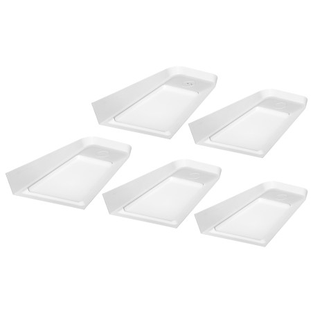 DIKI set med 5 LED-underställningslampor, 5x2W, 4000K, med beröringsfri strömbrytare, vit | HandlaSmidigt.se