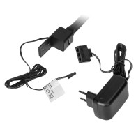 TEO lampka nocna LED, 1,8/7,5W, 90lm, 4000K, z USB, czarna