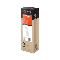 PYRIT LED 10W, trädgårdsarmatur med rörelsesensor 140 grader, 800lm, IP54, 4000K, vit | HandlaSmidigt.se