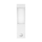 PYRIT LED 10W, trädgårdsarmatur med rörelsesensor 140 grader, 800lm, IP54, 4000K, vit
