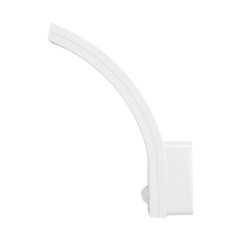 PYRIT LED 10W, trädgårdsarmatur med rörelsesensor 140 grader, 800lm, IP54, 4000K, vit | HandlaSmidigt.se