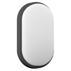 NEFRYT LED 10W, trädgårdsarmatur, 800lm, IP54, 4000K, svart | HandlaSmidigt.se