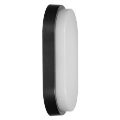 NEFRYT LED 10W, trädgårdsarmatur, 800lm, IP54, 4000K, svart | HandlaSmidigt.se