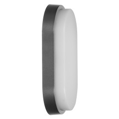 NEFRYT LED 10W, trädgårdslampa, 800lm, IP54, 4000K, grå | HandlaSmidigt.se