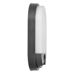 NEFRYT LED 10W, trädgårdslampa med PIR-rörelsesensor, 800lm, IP54, 4000K, grå | HandlaSmidigt.se