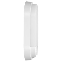 NEFRYT LED 10W, trädgårdsarmatur med rörelsesensor 140 grader, 800lm, IP54, 4000K, vit | HandlaSmidigt.se