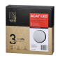 AGAT LED 10W, trädgårdsarmatur, 800lm, IP54, 4000K, svart