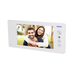 Videomonitor utan hörlurar 7' för att utöka JS-seriens set, vit