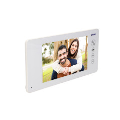 Videomonitor utan hörlurar 7' för att utöka JS-seriens set, vit